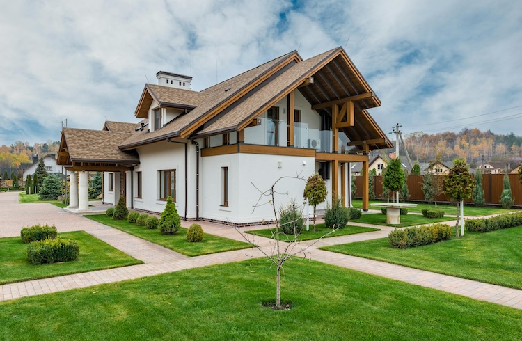 House with landscape